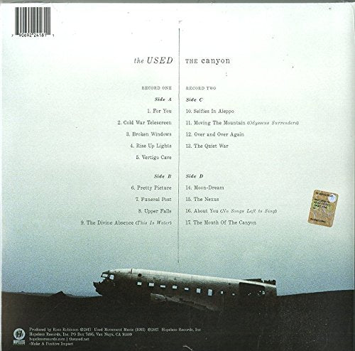 The Canyon . The Used . Vinyl