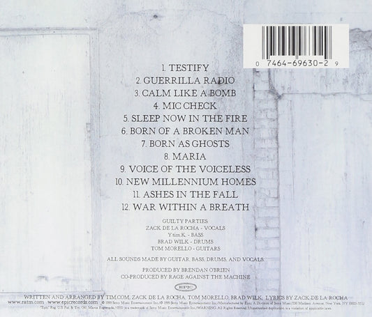 The Battle of Los Angeles . Rage Against The Machine . CD