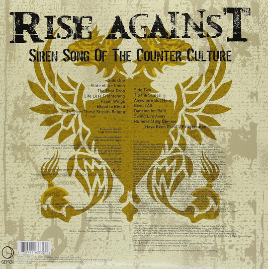 Siren Song of the Counter Culture . Rise Against . Vinyl