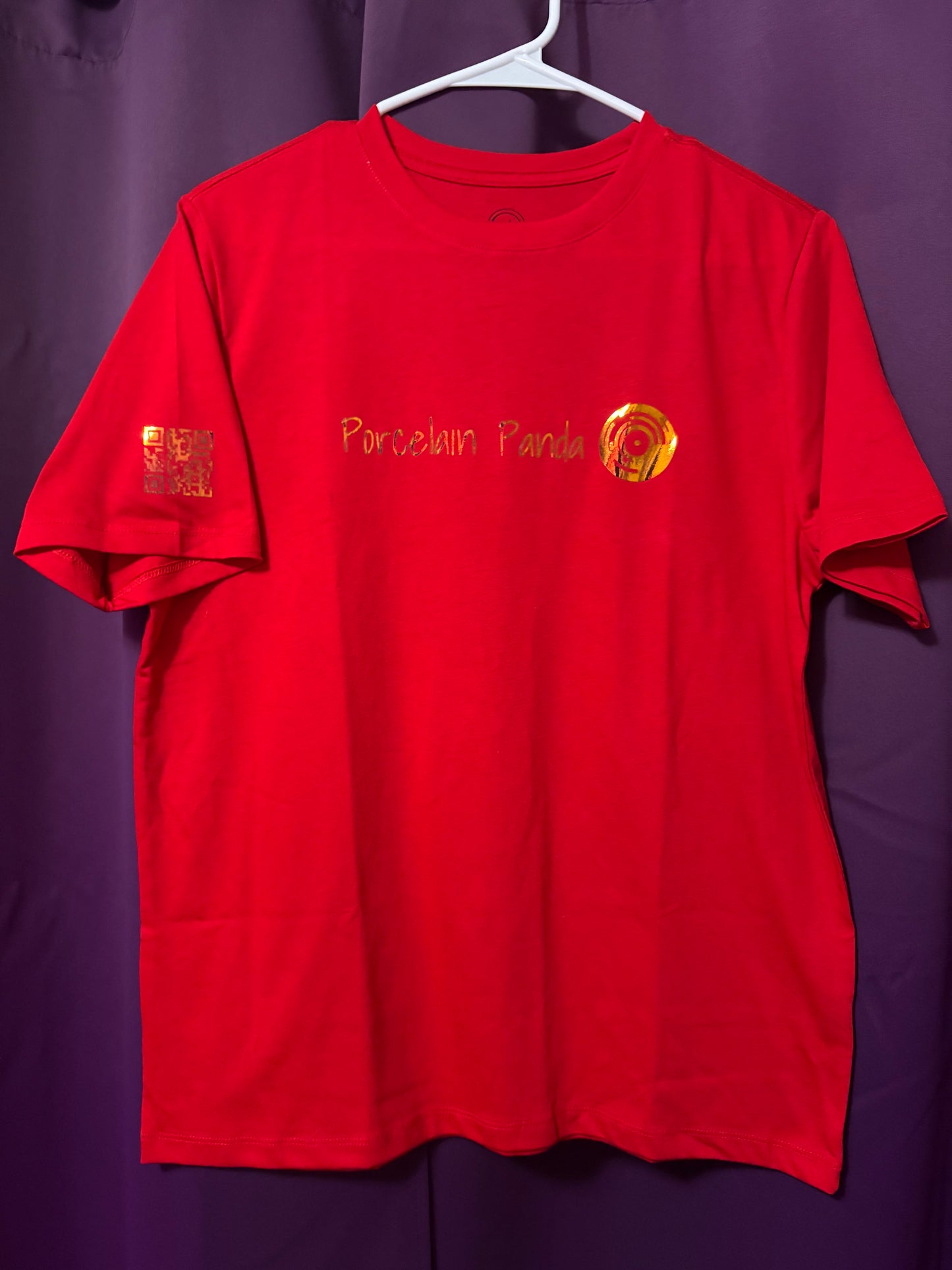 Official Panda Merch . Blood Red T-Shirt