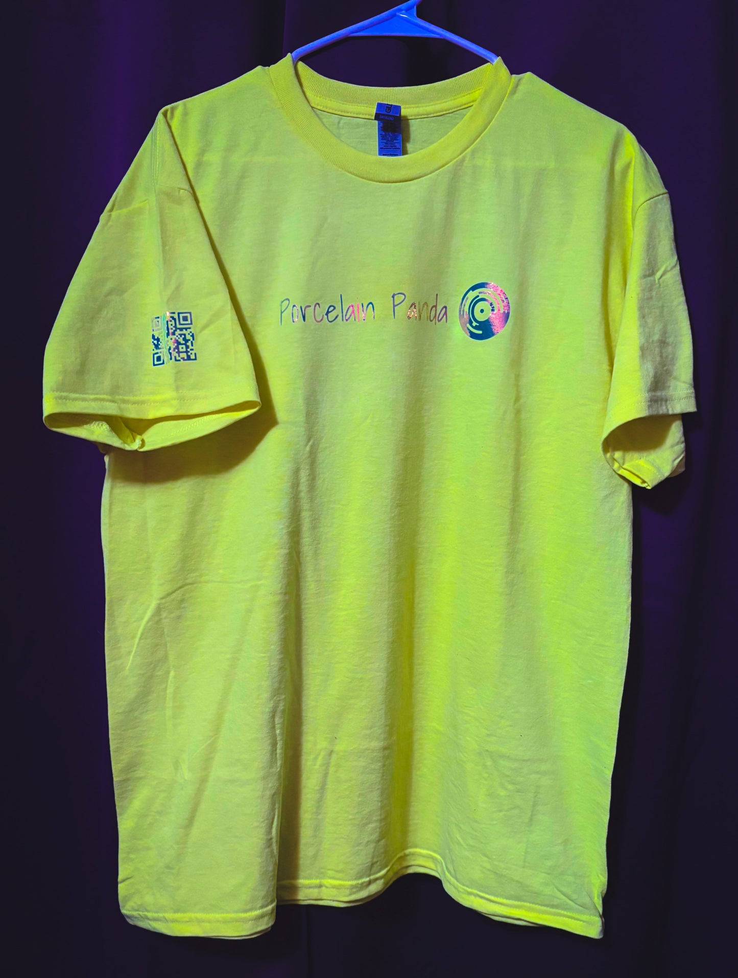 Official Panda Merch . Caution Yellow T-Shirt