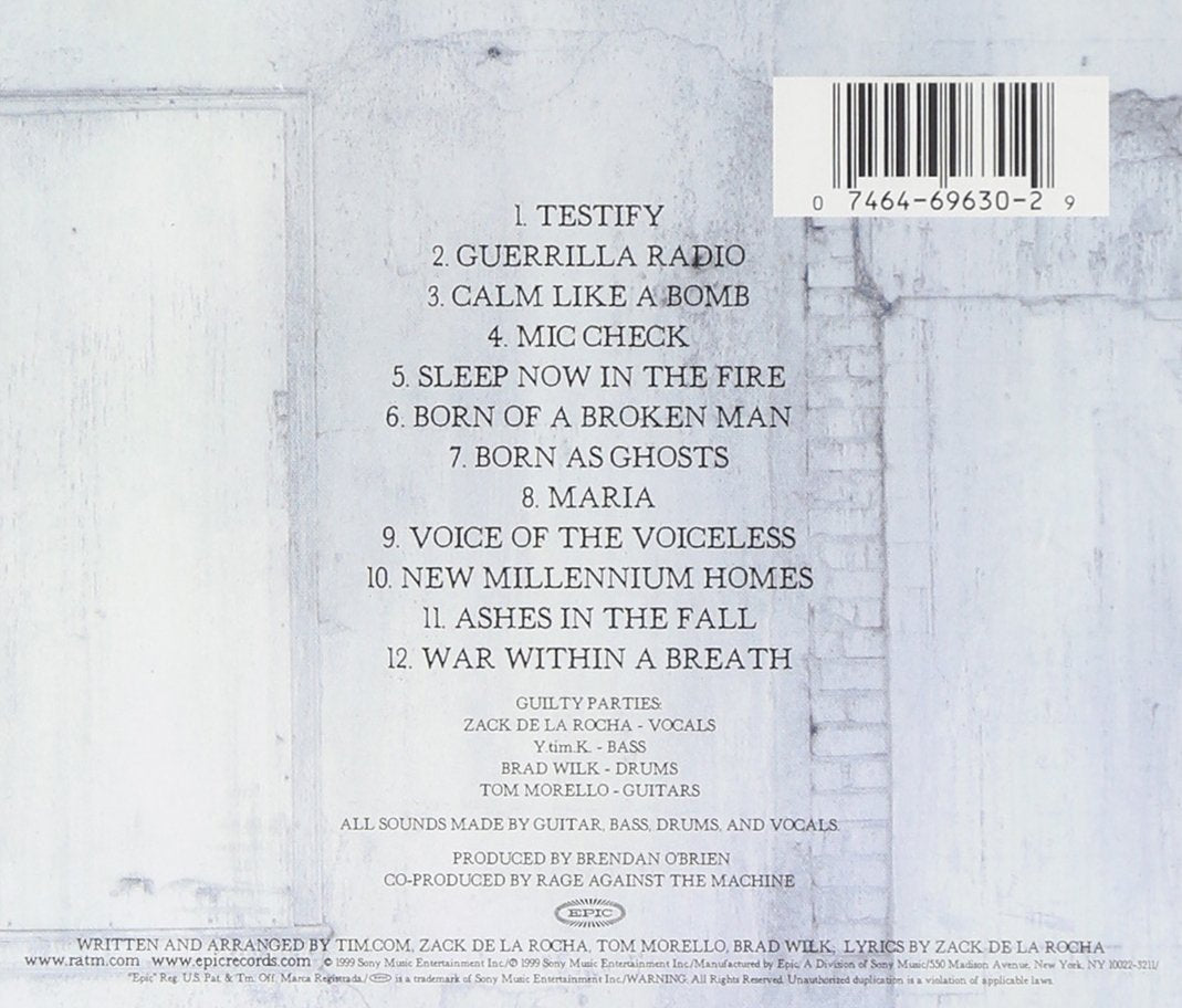 The Battle of Los Angeles . Rage Against The Machine . CD