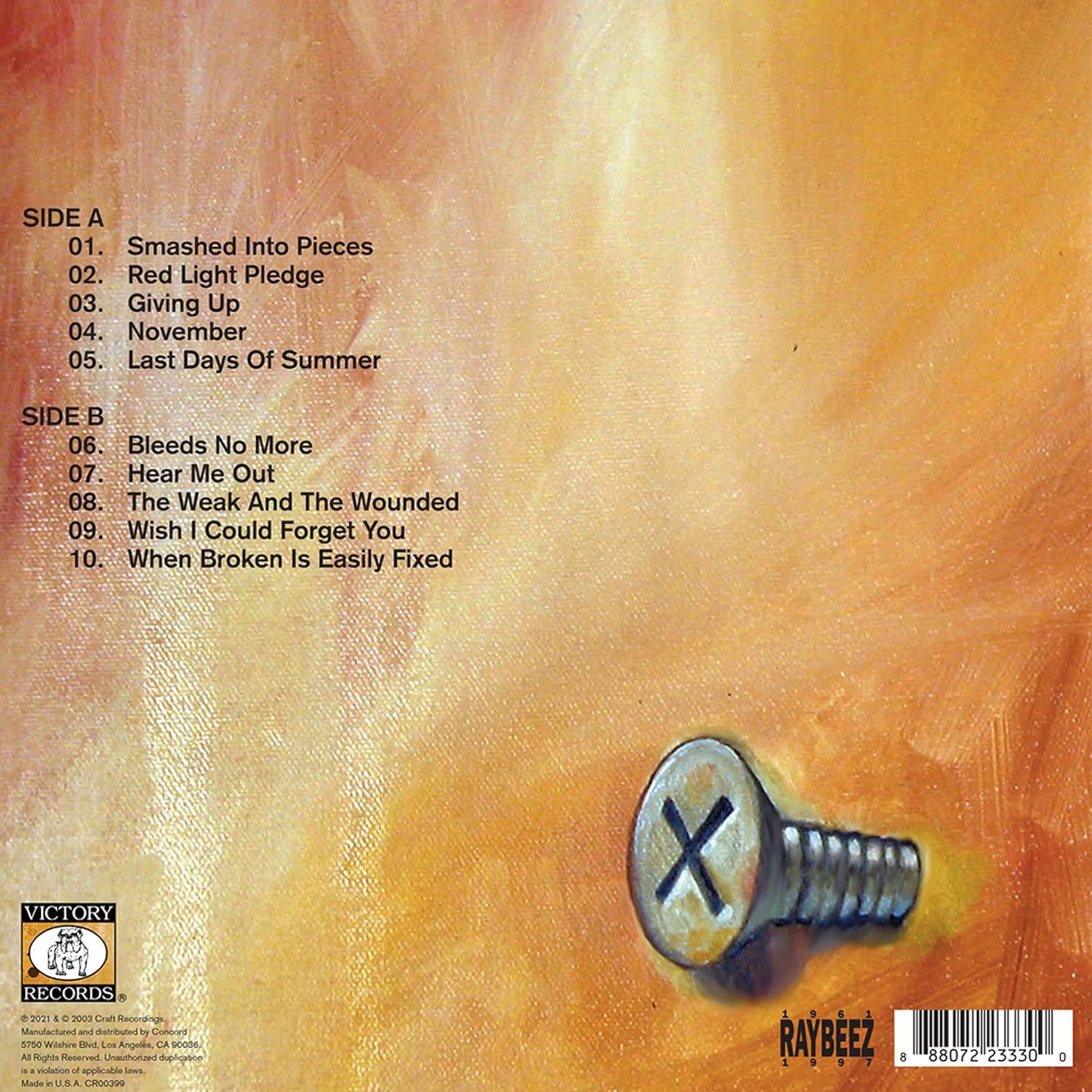 When Broken Is Easily Fixed . Silverstein . Vinyl