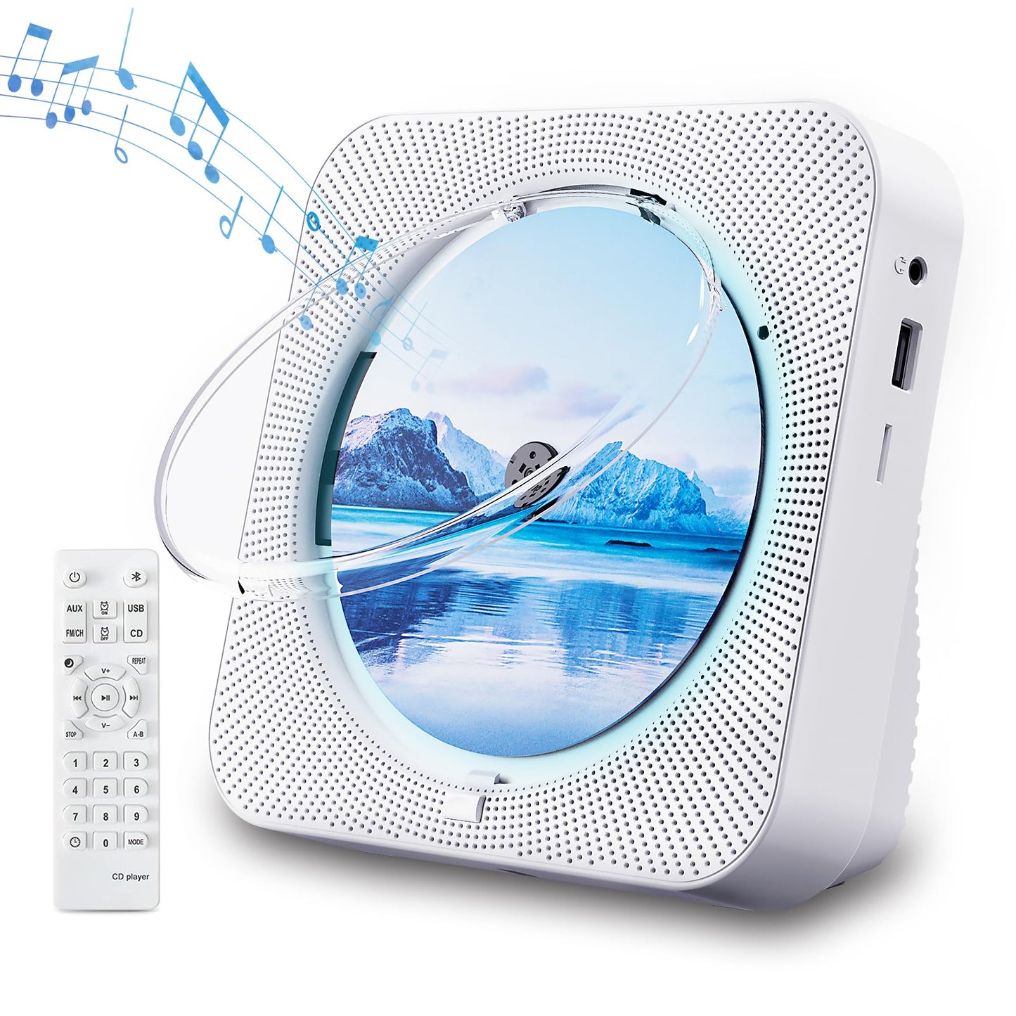 Portable Desktop CD Player with HiFi Sound