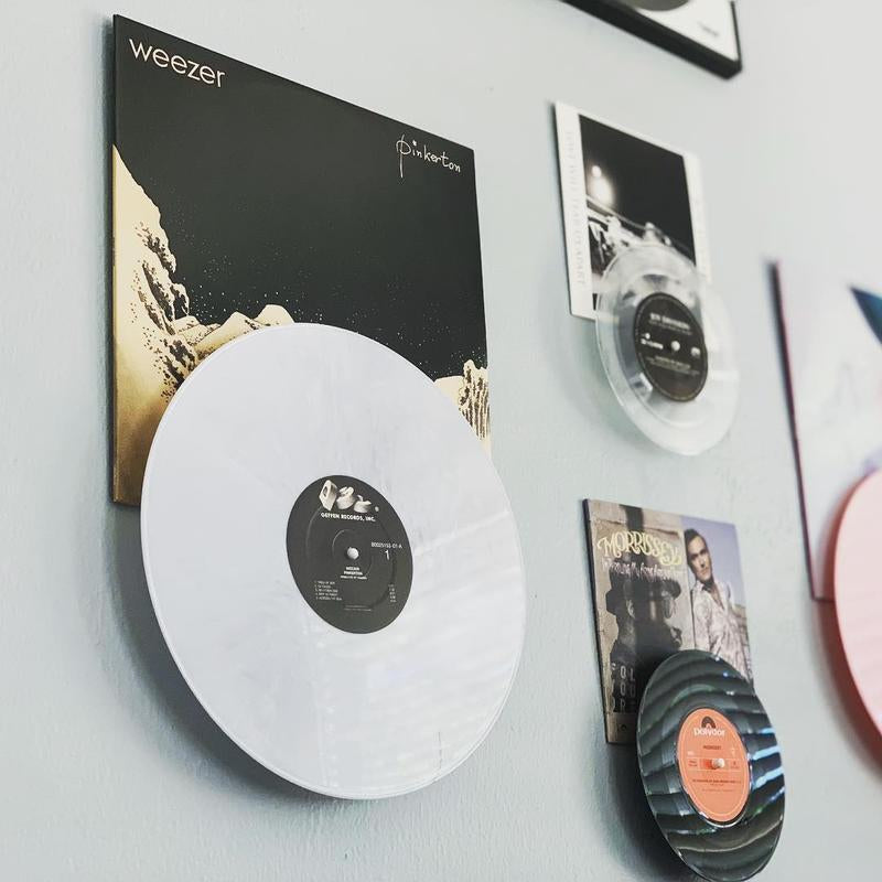 Record Props - Vinyl Record Wall Displays & Now Playing Stand in One. Safely Pair Vinyl Records and Cover Art Together.