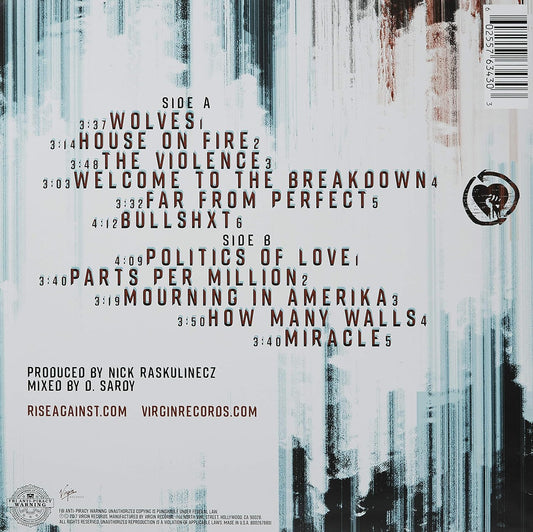 Wolves . Rise Against . Vinyl