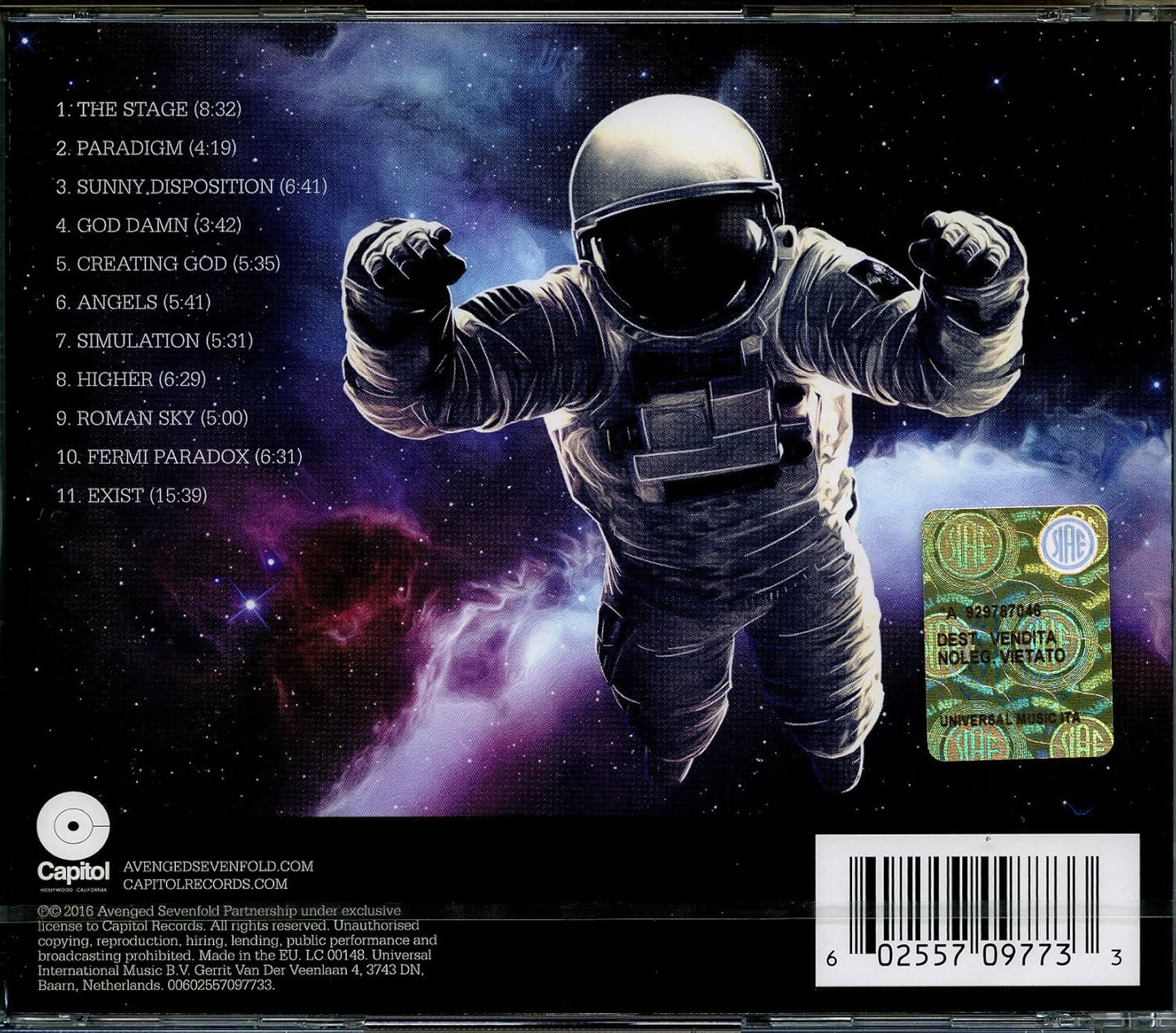 The Stage . Avenged Sevenfold . CD