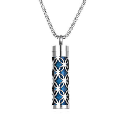 New Aromatherapy Jewelry Necklaces Essential Oil Diffuser Necklace Stainless Steel Open Locket Aroma Scent Perfume Necklace