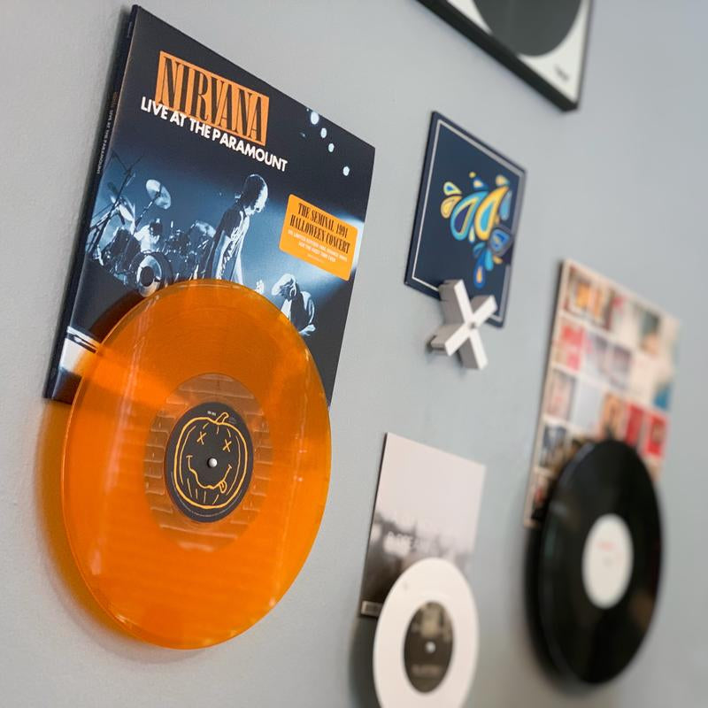 Record Props - Vinyl Record Wall Displays & Now Playing Stand in One. Safely Pair Vinyl Records and Cover Art Together.