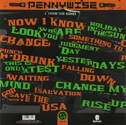 From The Ashes . Pennywise . Vinyl