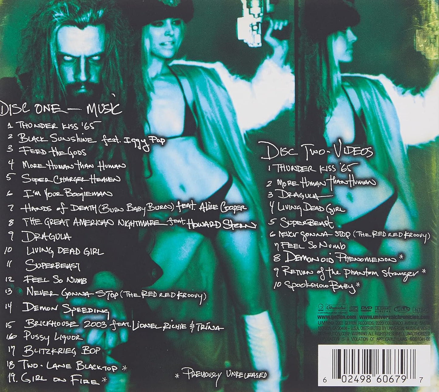 Past, Present & Future . Rob Zombie . CD